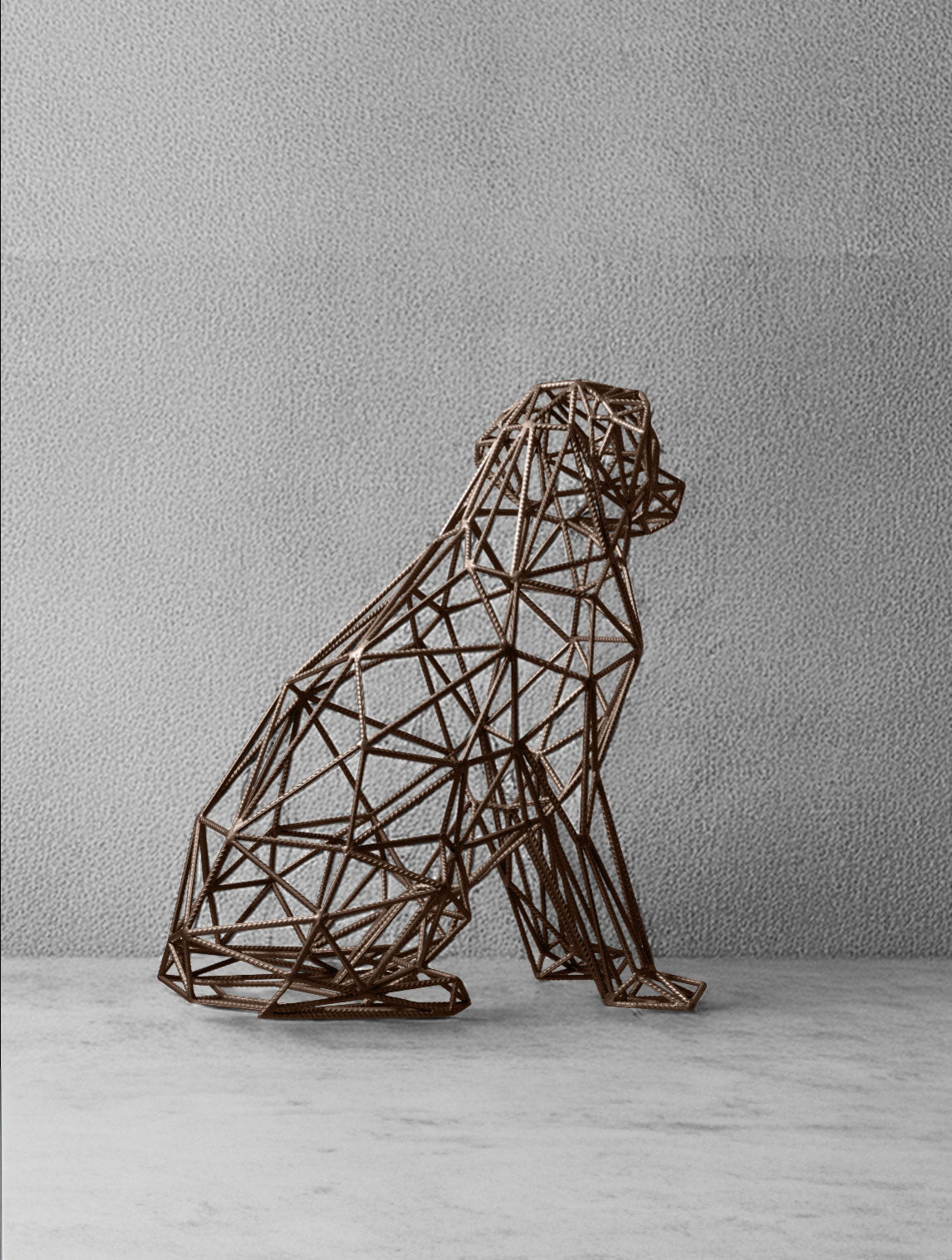 Brian - The Geometric Labrador Sculpture