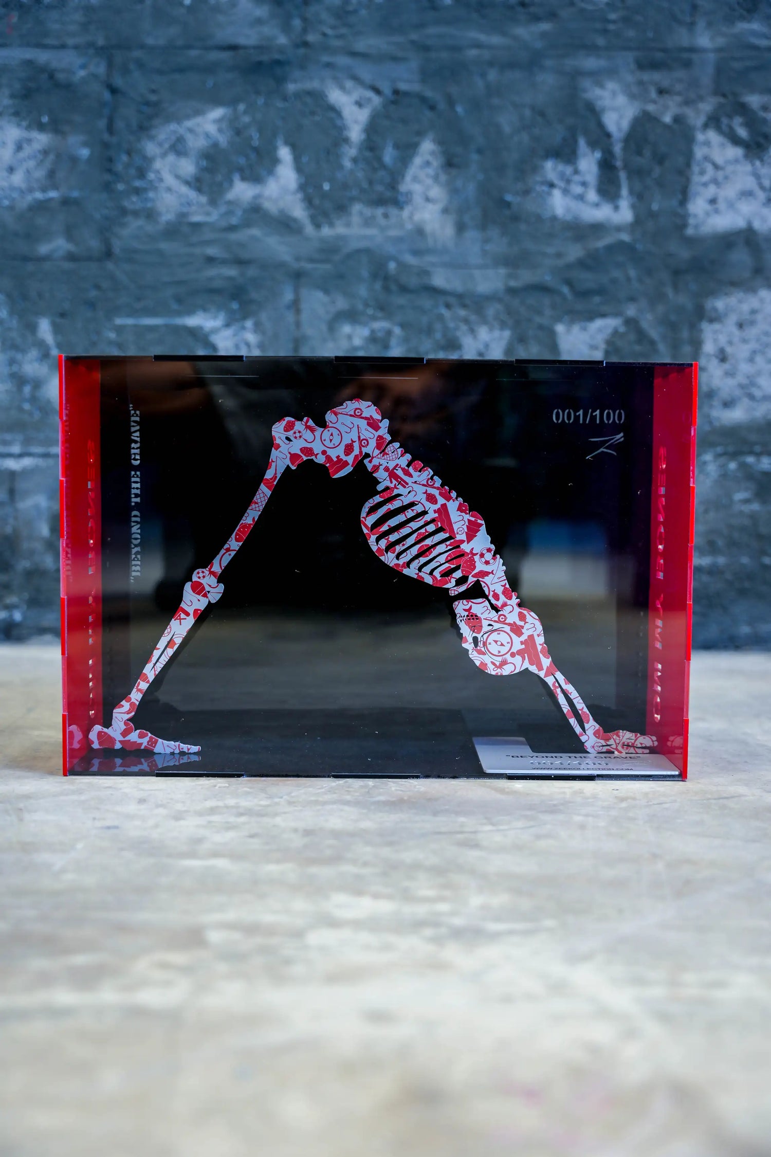 BEYOND THE GRAVE - 001/100 - Black & Red - 1/1