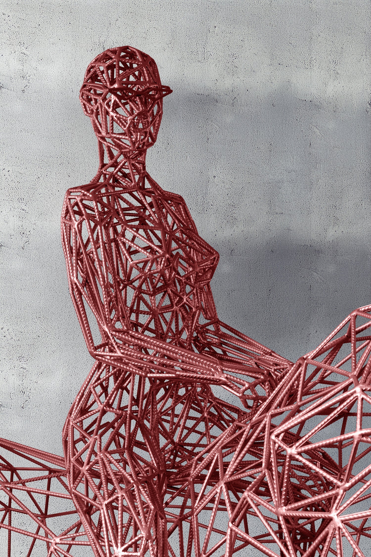 Athena - Woman on Lion Sculpture