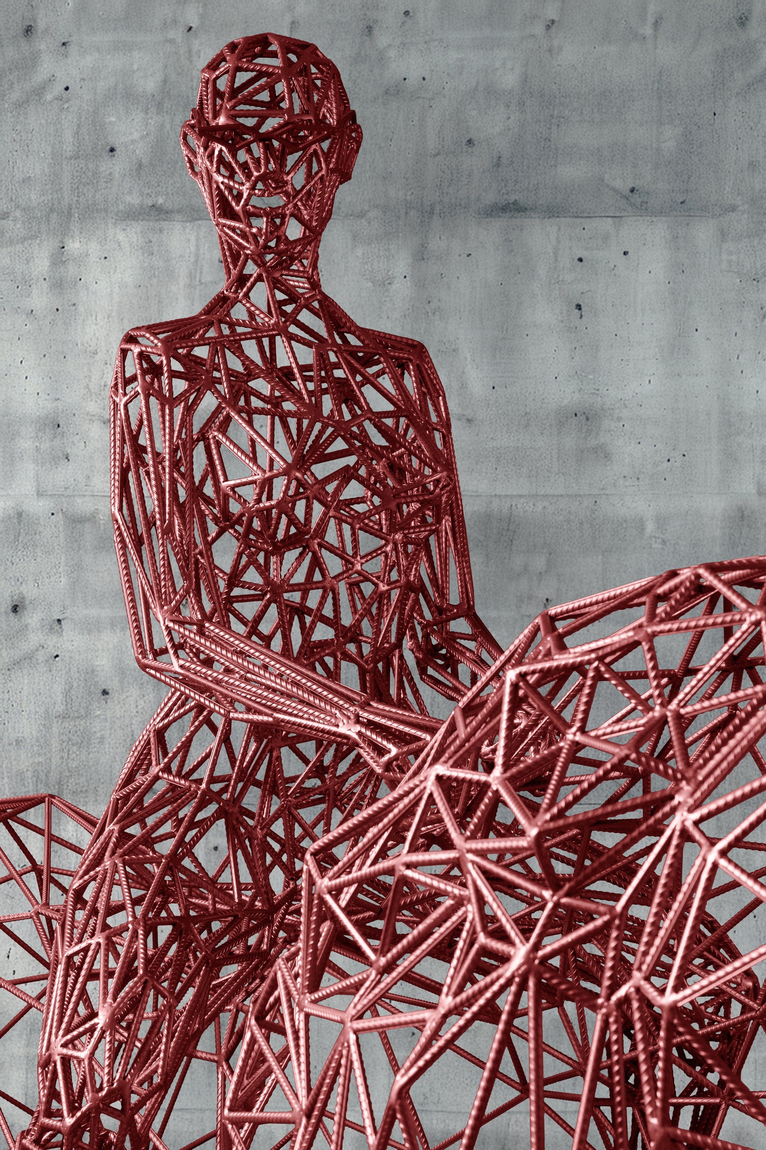 Athena - Woman on Lion Sculpture