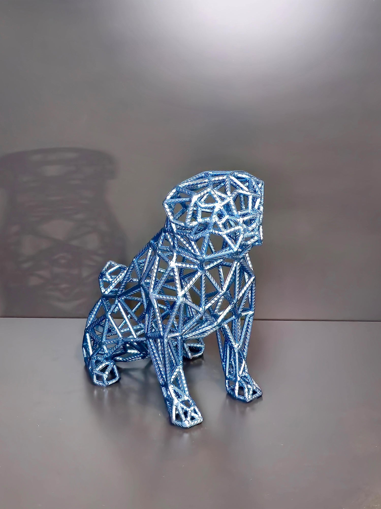 Nugget - The Geometric Pug Sculpture
