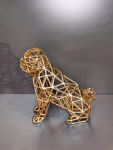 Nugget  - The Geometric Pug Sculpture