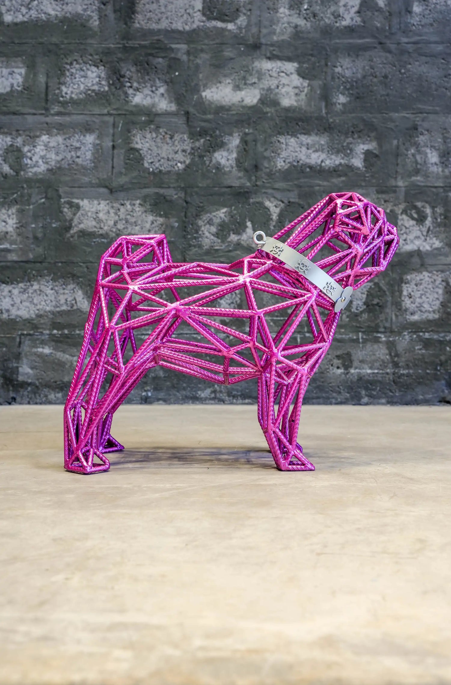 Pumpkin  - The Geometric Pug Sculpture