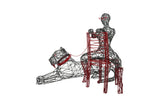 Ishtar - Woman Sitting On Chair With Leopard